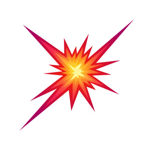 炸弹爆炸剪影图片