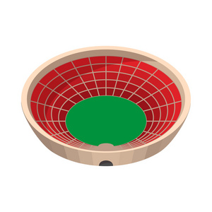 一轮体育体育场卡通图标图片