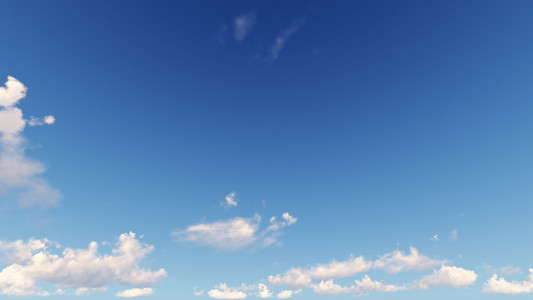 多云的蓝色天空抽象背景,3d 图摄影图