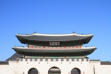 李光华门门在首尔韩国照片