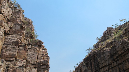 在凯瑟琳峡谷的全景视图