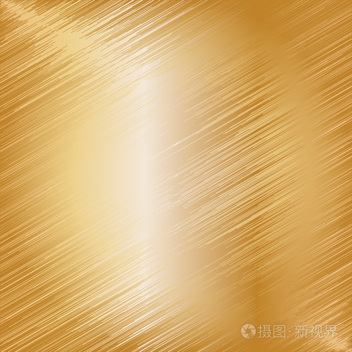 金的金属纹理背景矢量图