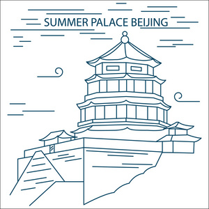 冬季颐和园图片-冬季颐和园素材-冬季颐和园插画-摄图新视界