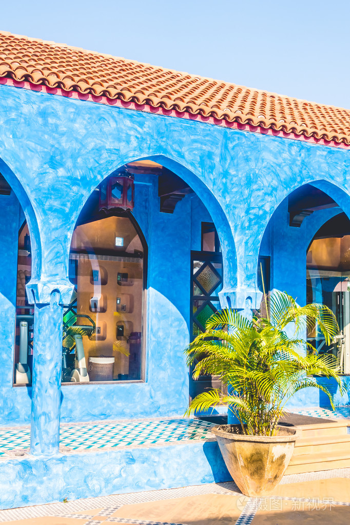 美丽的建筑摩洛哥风格