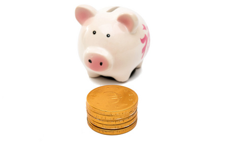 猪存钱罐硬币
