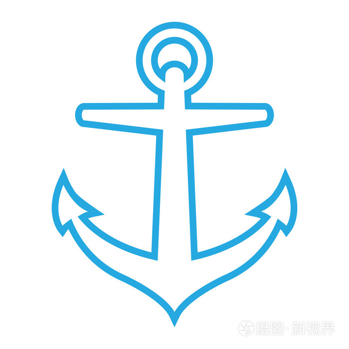 锚矢量图标