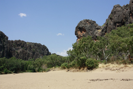 windjana 峡谷，吉布河，金伯利，西澳大利亚