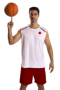 加拿大职业篮球球员与球