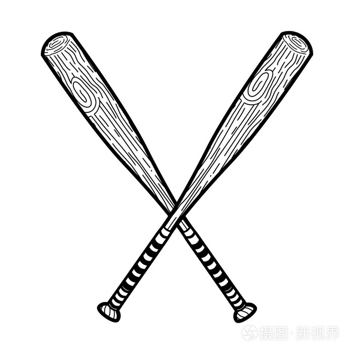 棒球棒矢量
