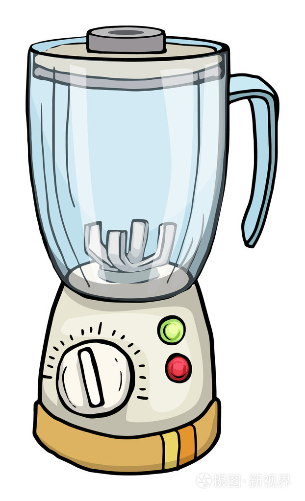 榨汁机装置绘制插画-正版商用图片1m3imn-摄图新视界