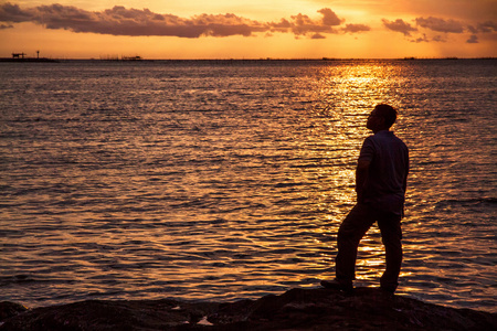 大海落日壁纸图片