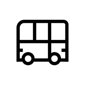 学校巴士线图标
