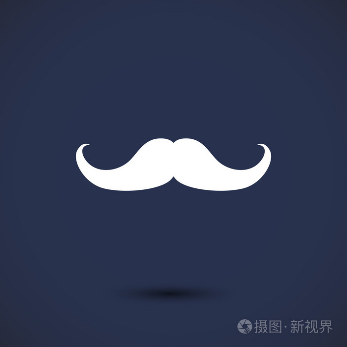 小胡子图标标志