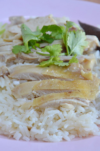 米饭蒸鸡煲