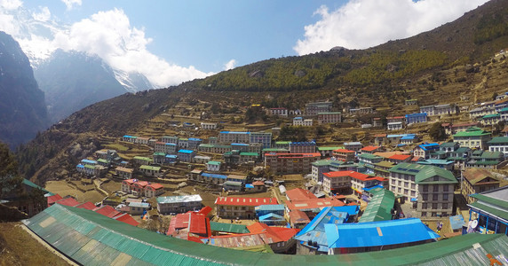 山城全景萨加尔马塔尼泊尔