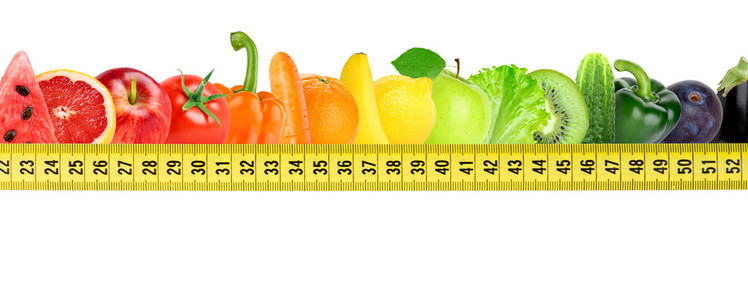 新鲜水果和蔬菜用卷尺