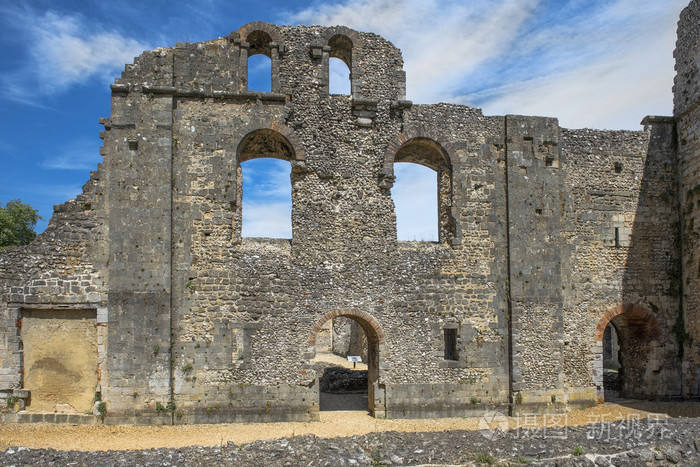温彻斯特，英国 Wolvesey 城堡的废墟