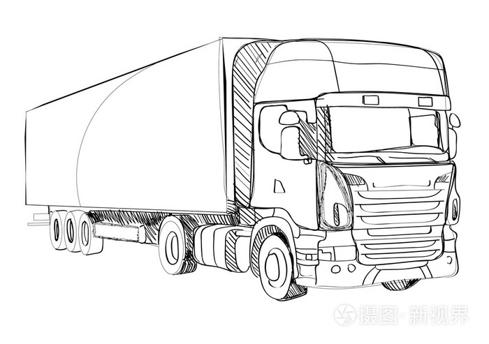 卡车大纲速写