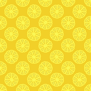 黄色的柠檬无缝模式