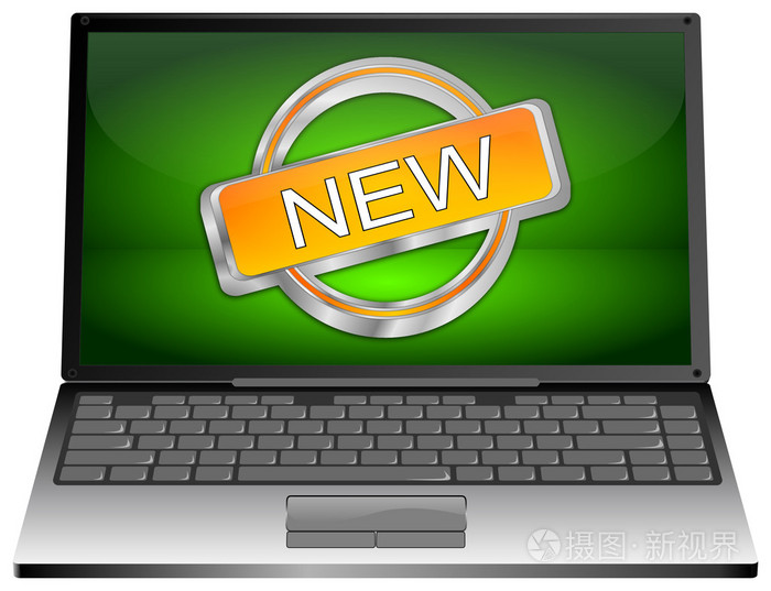 笔记本电脑的新建按钮
