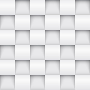 向量几何白色瓷砖 3d 模式的背景