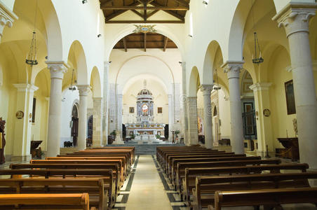 阿松达大教堂。米内维诺默奇。普利亚。意大利。