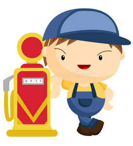 加油站的标志照片