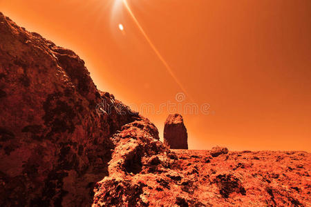 碎片 沙漠 片段 火星人 系外行星 火星 陨石坑 天堂 地球
