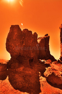 碎片 荧光 陨石坑 天堂 发光 火星人 地面 小说 探索