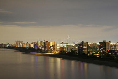 建筑学 灯塔 海滩 变模糊 黄昏 市中心 目的地 佛罗里达州