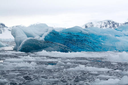南极的蓝冰