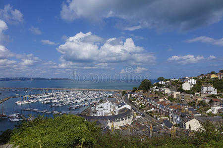 海滨 德文郡 天空 英国 风景 假日 海景 假期 颜色 步行