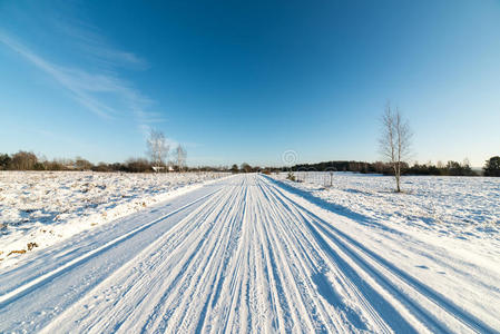 阴影 季节 领域 下雪 风景 十二月 印记 汽车 股票 闪烁