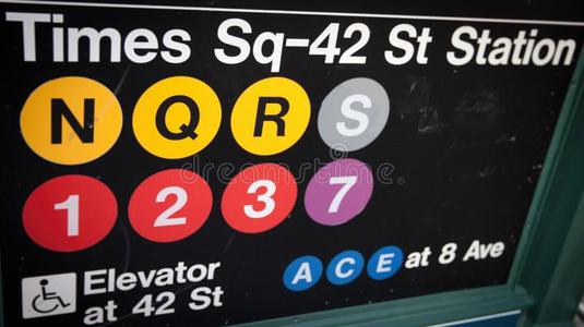 广场 街道 签名 通勤者 地铁 运输 标记 曼哈顿