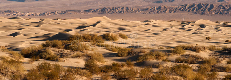 沙丘死亡谷沙漠梅斯基特平坦葡萄藤山脉