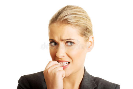 一个健康女人被甜瓜咬的特写照片美女咬心形糖果咬人咬红辣椒的女人