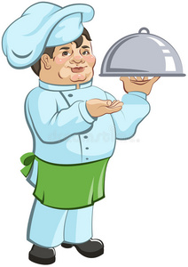 帽子 厨师 烹饪 插图 制服 食物 仆人 服务 厨房工人