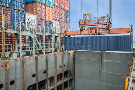 货物 进口 出口 起重机 物流 高的 商业 传送 机器 货运