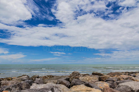 风景 美女 海滩 美丽的 海洋 岩石 海岸 自然 求助 海景