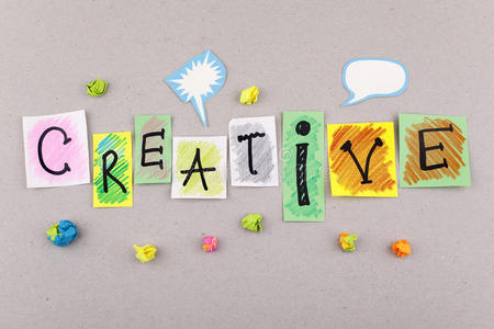 创意商务词为创意想象力灵感和新想法
