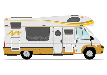房车卡通图片-房车卡通素材-房车卡通插画-摄图新视界