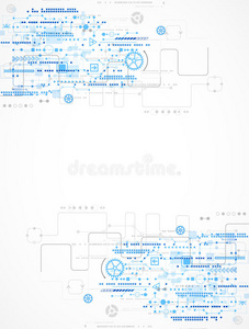 抽象技术业务模板背景。