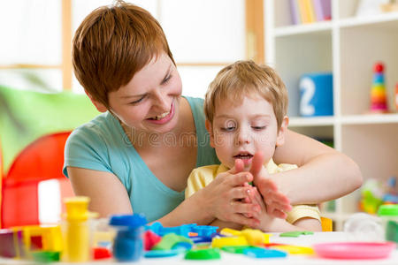 教育 宝贝 黏土 母亲 起源 为人父母 美丽的 手工艺品