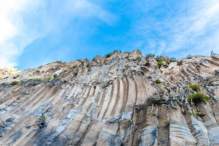美丽的山在科尔卡峡谷，秘鲁在南美洲