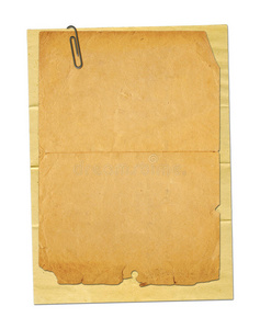 一套旧档案纸和复古明信片照片