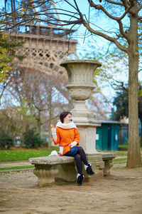 埃菲尔铁塔 巴黎 秋天 食物 落下 甜的 野餐 糕点 离开