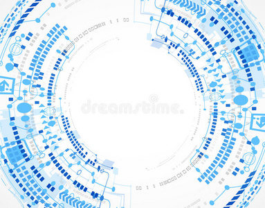 抽象技术业务模板背景。