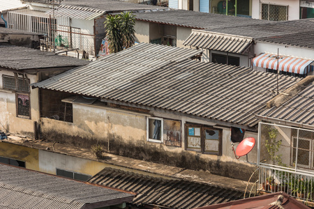 主要城市的美景是由住宅和建筑密度