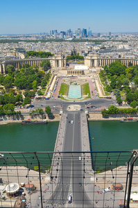 鸟瞰的巴黎，法国
