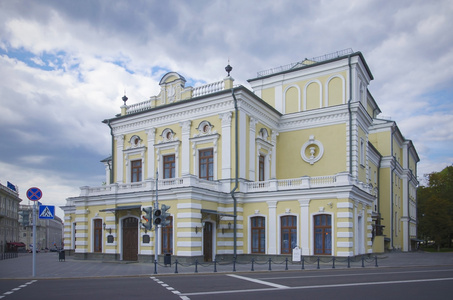 白俄罗斯，明斯克 国家剧院的金氏库布学术
